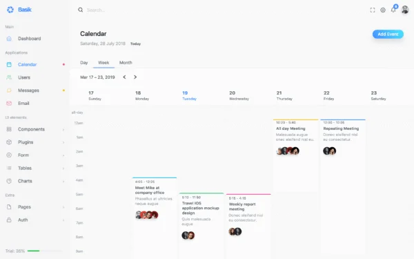 Dashboard Website Store App
